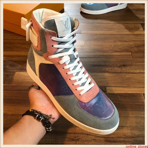 

2019 new fastlane sneaker denim monogram luxury designer mans sneakers fashion mens trainers designer casual shoes