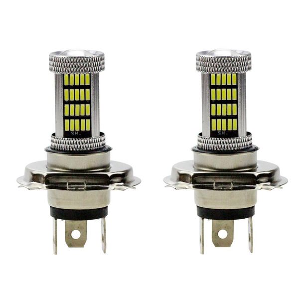 

2pcs h4 led fog light bright white led headlight lamp bulb dc12v 92smd 4014 30w drl driving lights car accessories