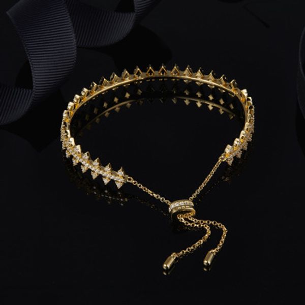 

wholesale- yellow silver la bellepoque bracelet, Golden;silver
