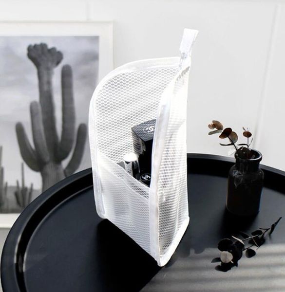 

toiletry kits women eva plain mesh waterproof toothbrush travel protable storage bag