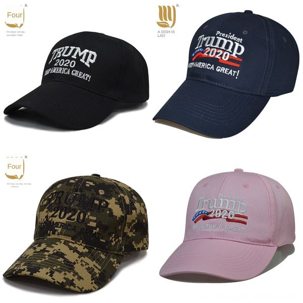 

sb1ld great trump baseball hat sun make america camouflage donald trump election cotton embroidery sports caps outdoor 2020 cap party hats, Blue;gray