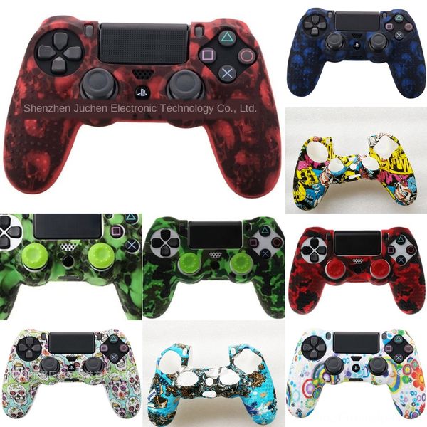 

cg7a7 zomsoft silicone gel playstation case cover for sony ps4 4 ps4 controller protection case for rubber pro slim gamepad