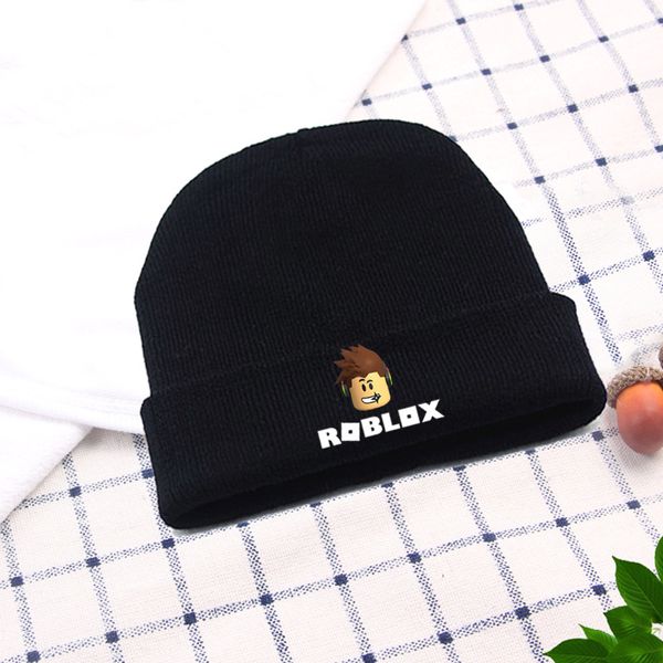 Roblox Games Rock Band Symbol Black Skullies Beanie Knitted Cotton Hat Casual Cap Cosplay Costume Unisex Custom Beanies Crochet Beanie Pattern From - 13 cap roblox