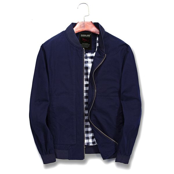 

selling 2020 new autumn mens cotton jacket slim fit thin male windbreaker coat homme bomber jakcet drop shipping bn, Black;brown