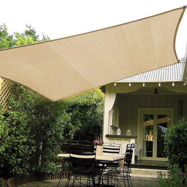 

185gsm/300d hdpe square 2x2m/4x4m shade sail sun shelter outdoor canopy garden patio pool shade sail awning camping picnic tent