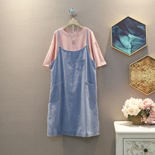 

ewq] 2020 spring summer new arrivals o-neck short sleeve short sleeve women casual loose pockets two piece set dress ay44411, Black;gray