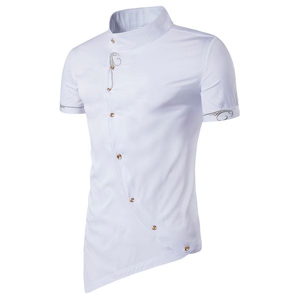 

shirt mens casual short sleeve s, White;black
