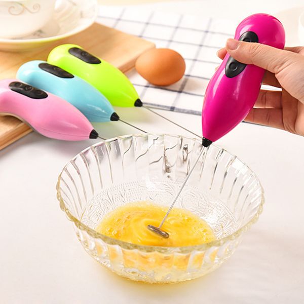 

new coffee milk drink electric whisk mixer frother foamer egg beater electric mini mixer stirrer kitchen tool egg beater whisk