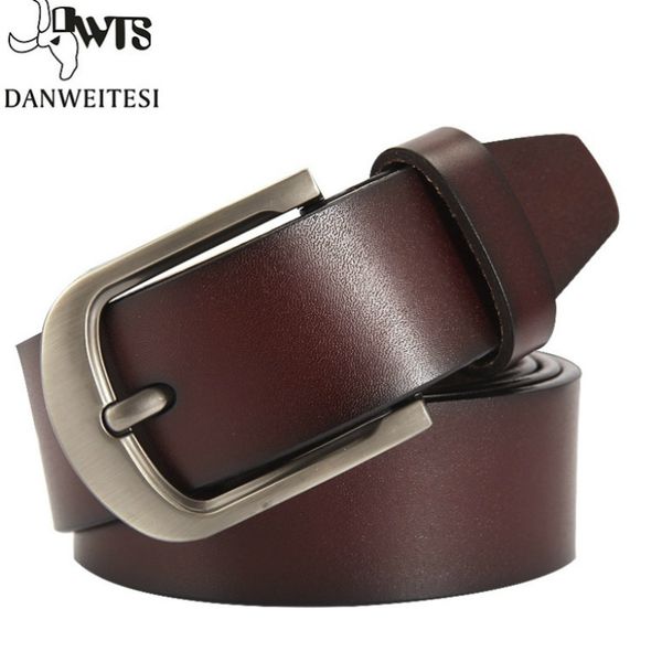 

leather belt men 100% male genuine leather strap male belt cowskin men's belts for men strap male men belts cummerbunds, Black;brown
