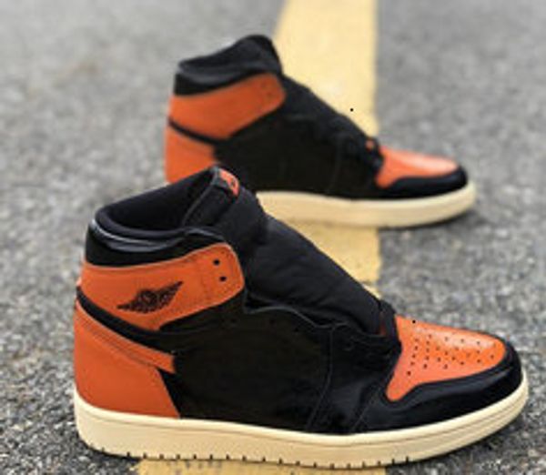 

1 3 0 high og dynamic yellow shattered backboard . black basketball orange vanilla starfish retro mens sports sneakers outdoor shoes