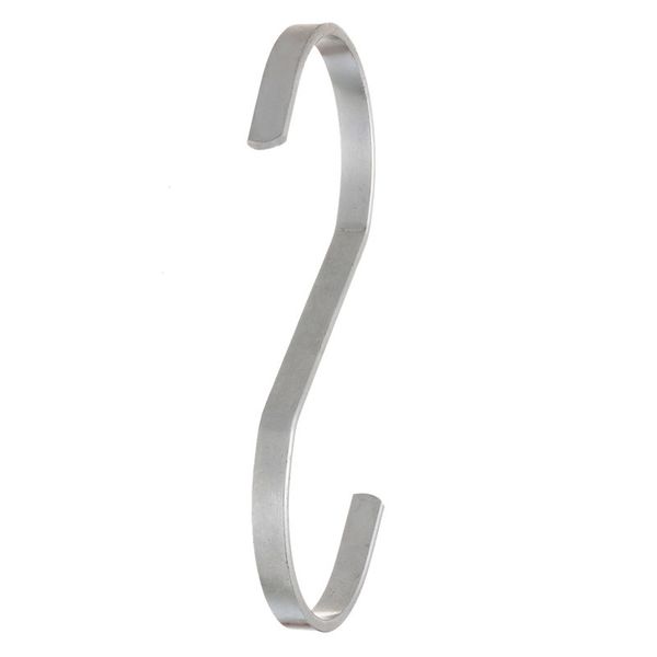 

metal stainless steel plated s hook 10cm flat hook pants bag