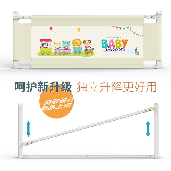 

child bed guardrail adjustable rotating doorways toddler play fence baby bed fence crib bumper home safety rail for kids