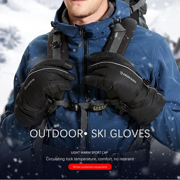 

woman winter gloves thermal snow warm sports men waterproof outdoor women #3b22