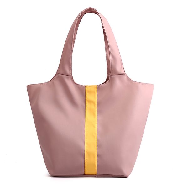 

fashion waterproof women handbag casual large shoulder hobos bag nylon big capacity tote luxury handle design shopping bag