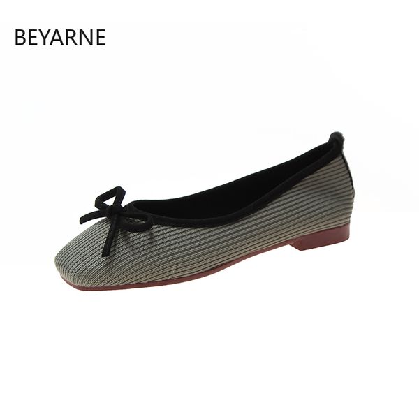 

2019 spring and autumn new female flat shoes bow students soft bottom shallow mouth square casual shoes women, Black