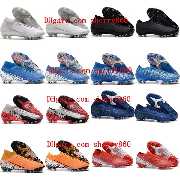 

2019 mens soccer shoes mercurial vapors xiii elite fg soccer cleats outdoor football boots mercurial superfly vii 360 elite fg