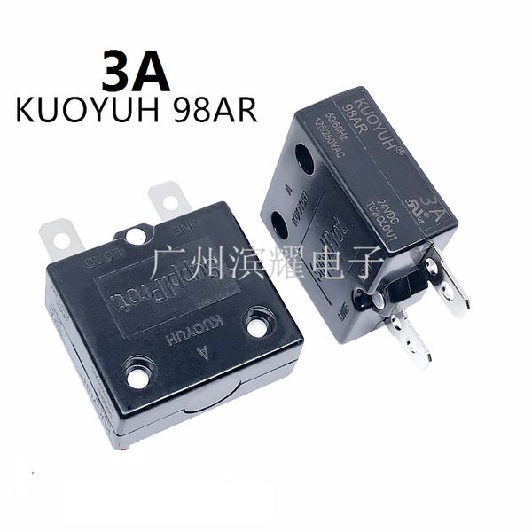 

taiwan kuoyuh 98ar-3a overcurrent protector overload switch automatic reset