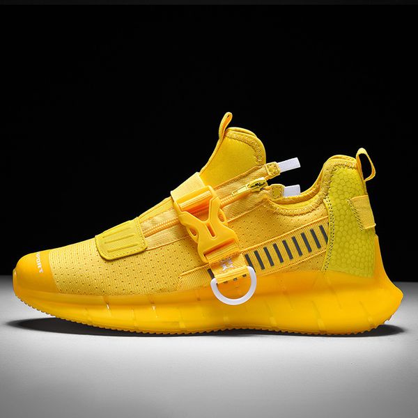 

2020 новый мужчины беговые кроссовки лучшие качества мужской кроссовки желтый молодежи обуви носимого спортивной обуви для мужчин