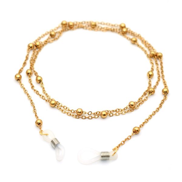 

retro fashion gold color lanyard sunglasses chain for glasses, Silver