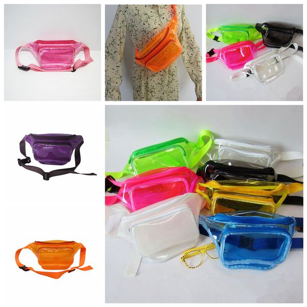 

10 tyle jelly tran parent wai t bag women pvc fanny pack clear ummer beach waterproof wai tpack pur e handbag phone come tic bag ffa2046