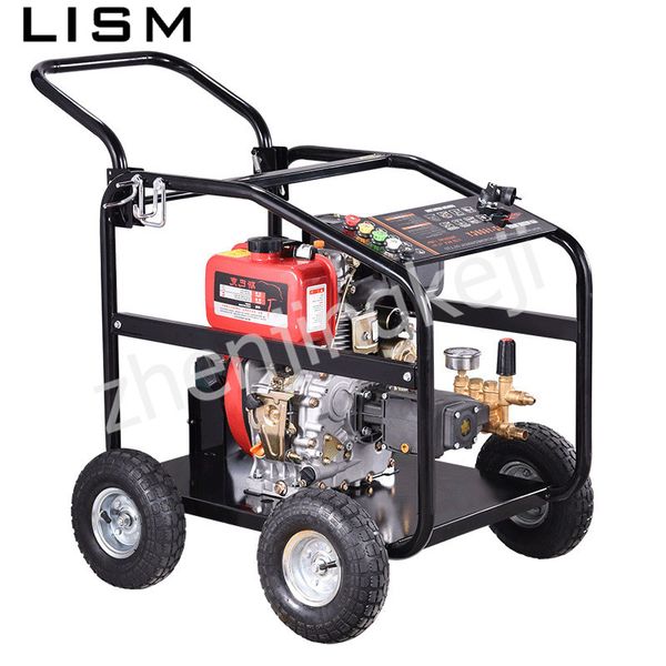 

diesel power ultra high pressure car washing machine portable washing machine electric start multiple nozzles long range clean