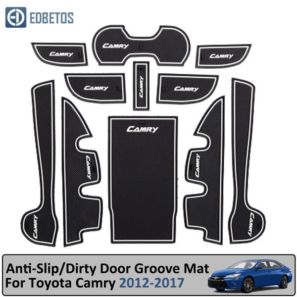 

anti-slip mat for camry 2012-2017 7 gen xv50 altis aurion 50 7 gate slot coaster anti-dirty door groove mat