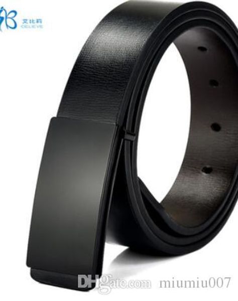 

with box) big large buckle genuine leather 7cm belt with box designer belts men women new mens belts belt sh, Black;brown