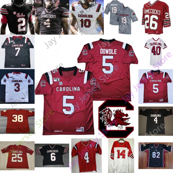 

custom 2020 south carolina gamecock football jersey ncaa college dunta robinson williamson gilmore ingram rice john abraham scott sharpe, Black