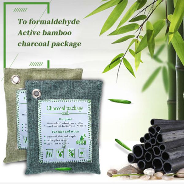 

air purifying bag absorber eco-friendly activated bamboo charcoal bag for car