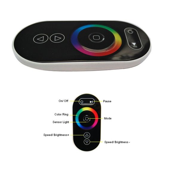 FreeShipping Touch WiFi RGB LED контроллер 12V 24V 12A приложение Android RF беспроводной WiFi диммер контроллер для RGB одноцветный светодиодный светильник