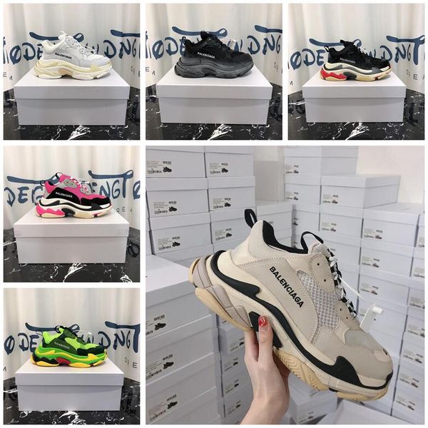 

27color 1 boexd 2018 in new pari 17fw triple 1 dad hoe luxury torre neaker men women men women balenciaga running hoe