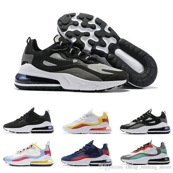 

2019 react men running shoes baskets zapatillas bauhaus optical triple black fashion mens trainer breathable sports sneakers