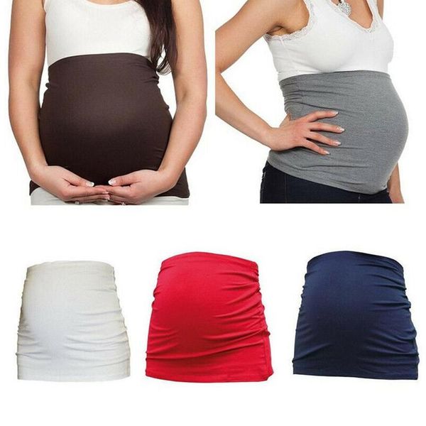

belt waist pregnant women body shaping girdle belly elastic belt female moderate elasticity essential for women during pregnancy, Black;brown
