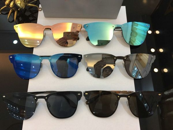 

2018 new uv protection full cat eye frame fashion sunglasses designer sunglasses men women sell sunglasses, White;black