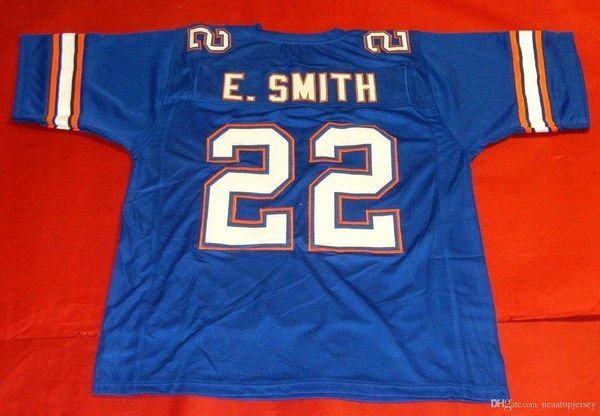 

retro #22 emmitt smith custom florida gators jersey mens stitching college size s-5xl football jerseys, Black;red