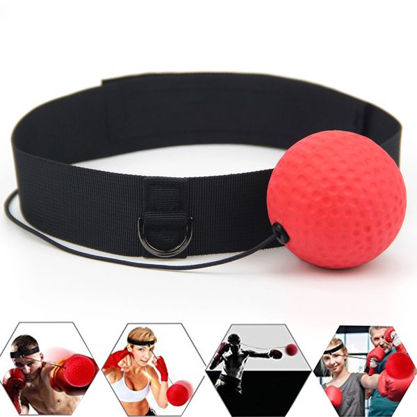 

new boxing punch ball training hand eye coordination with headband portable boxing training fitness xd88