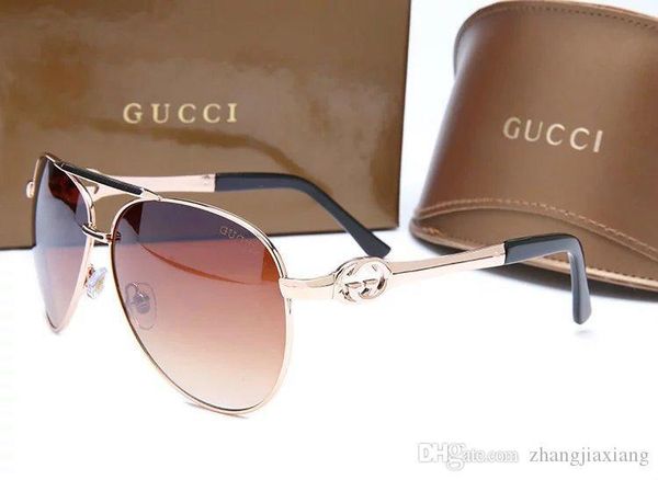 

luxury 1 brand 1 designer uv400 full frame sunglasses for women men fashion accessories original box 3d gucci, White;black
