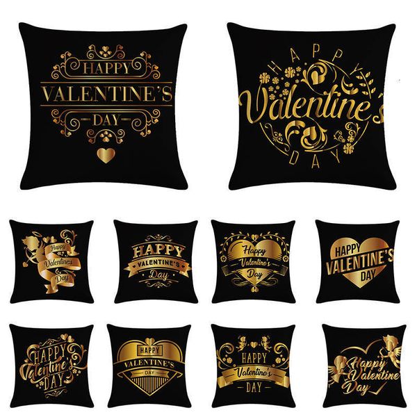 

чехлы для печати любовь поцелуй хлопок белье черный фон печатные lips главная декоративные подушки обложка наволочки zy951