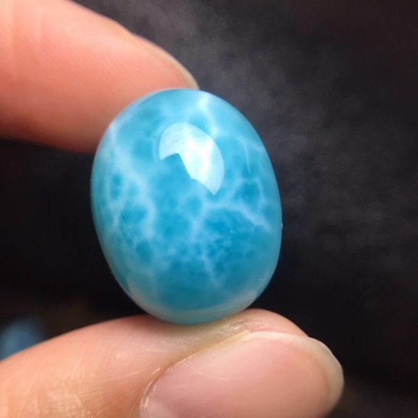 

larimar 7.53 grams gems natural larimar gemstones loose stones loose gems, Black