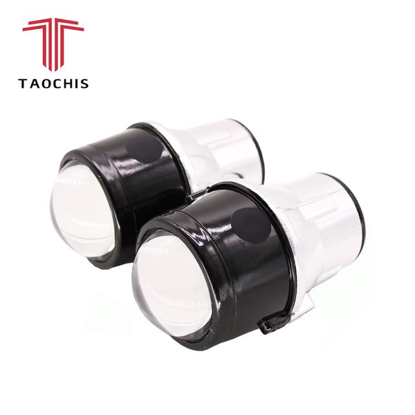 

taochis m6 2.5 inch bi-xenon hid auto car-styling fog light projector lens hi/lo universal fog lamp car retrofit h11 bulbs