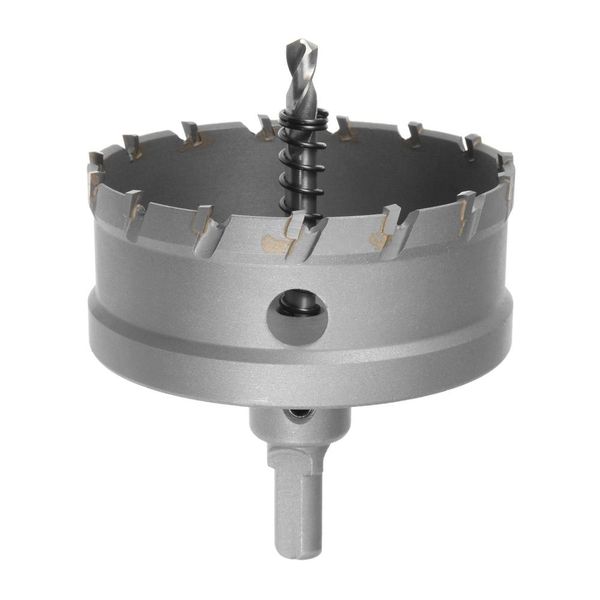 

uxcell new arrival 1pcs 80mm 75mm 63mm 58mm 51mm carbide hole saw cutter drill bit for stainless steel alloy