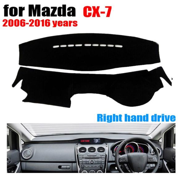 

car dashboard cover mat for cx-7 2006-2016 years right hand drive dashmat pad dash mat covers auto dashboard accessories