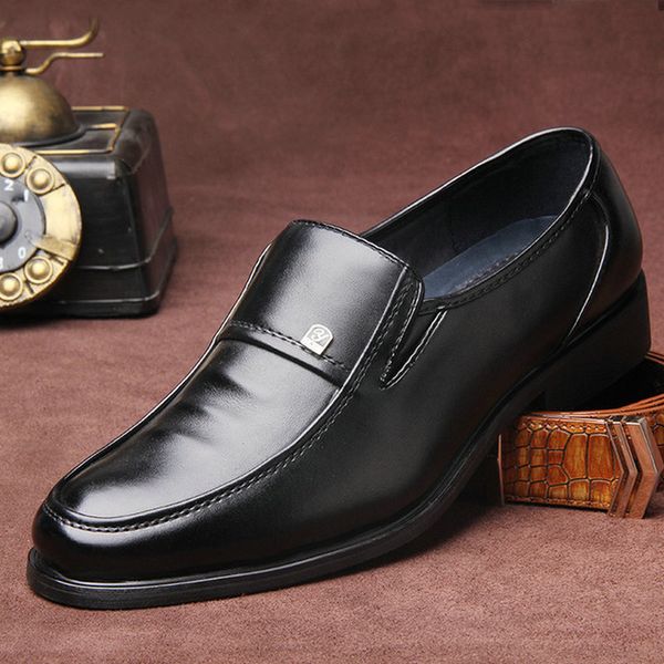 

men loafers, moccasin driving shoes leather flats shoes, casual leather men shoes business wedding dd-10z, Black