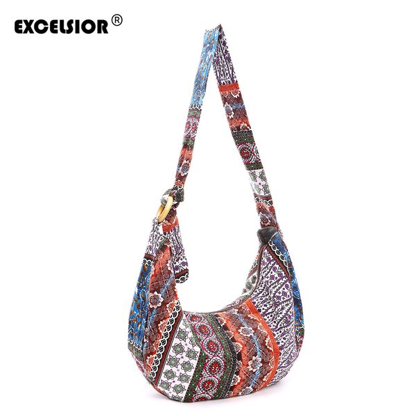 

excelsior new women's bags casual handbags for female canvas messenger ladies handbag linen bags bolsa for female