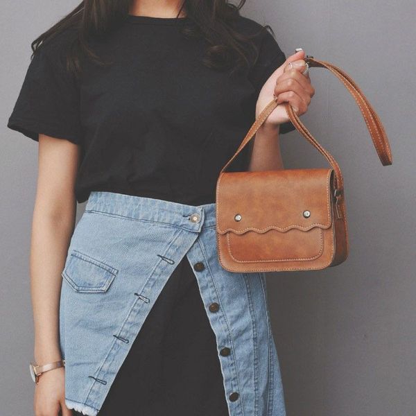 

student bag women's mini summer small bag square sling harajuku style shoulder all-match messenger college style