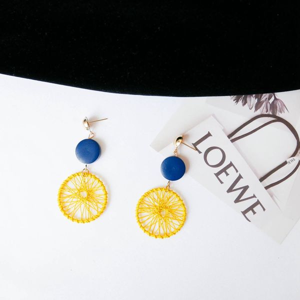 

4 color earrings for women drop earrings dangle glamour girls fashion jewelry new net trendy, Silver