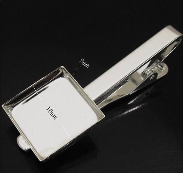 

бесплатная доставка горячей продажи нового прибытия латуни mens tie bar прейскуранту завода-изготовителя мужская tie pins с 16мм петличных b, Silver