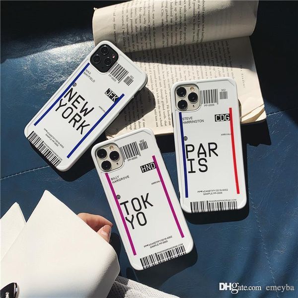 

fashion luxury design ins cute funny bar code label phone case for apple iphone 11 pro max xs xr x 7 8 plus soft tpu phone cover