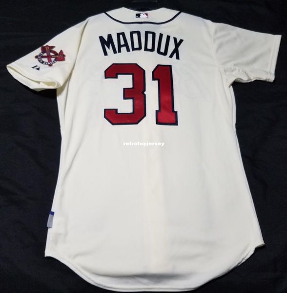 

majestic atlanta #31 maddux cool base on field jersey mens stitched wholesale big and tall size xs-6xl baseball jerseys, Black;blue