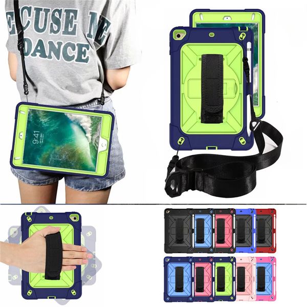 

ZSC Tablet чехол для IPad 10.2 Mini4 Mini5 Pro 9,7 AIR2 Корпус воздушного плеча ремешка Pen Holder противо